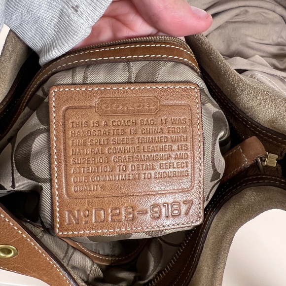 Coach Legacy Ergo Suede Bucket Bag, 9187 - Picture 10 of 10